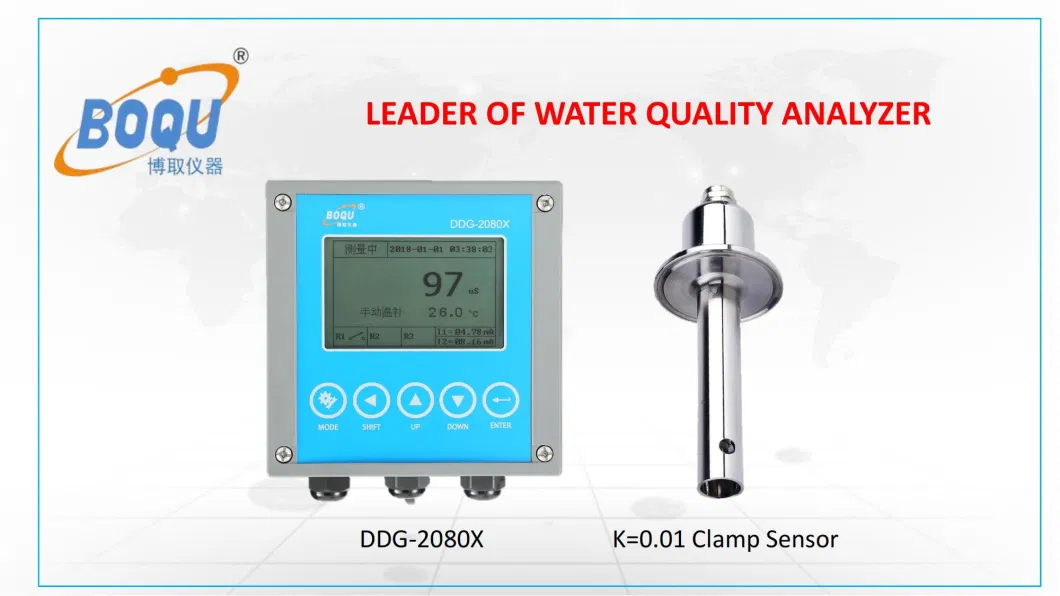 Boqu High Temperature Connection As9/Ak9/Vp pH586 5m Cable Custom Length pH Sensor/Probe