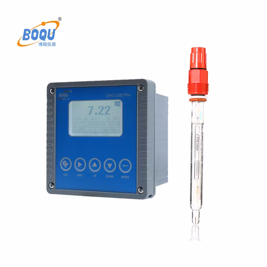 Boqu 고온 연결 As9/Ak9/Vp pH586 5m 케이블 맞춤형 길이 pH 센서/프로브